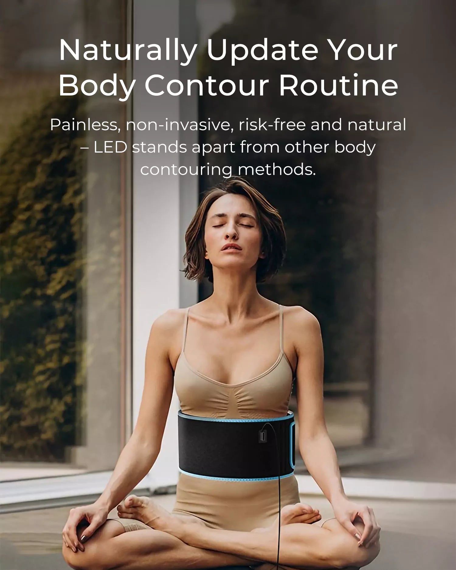 body contour routine with SciContour Body Belt
